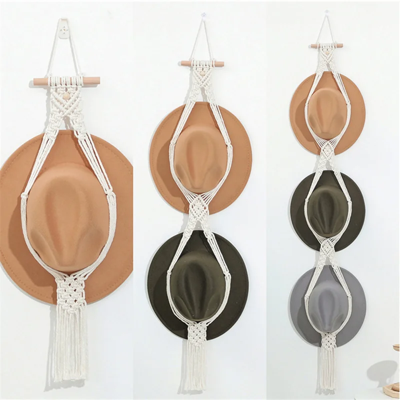 Многослойный органайзер для шляп в богемном стиле