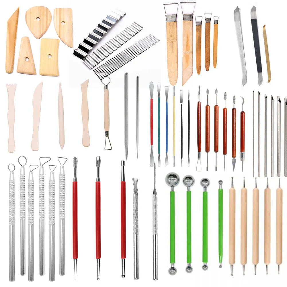 Smoothing Wax Carving Pottery Ceramic Tools Polymer Shapers 