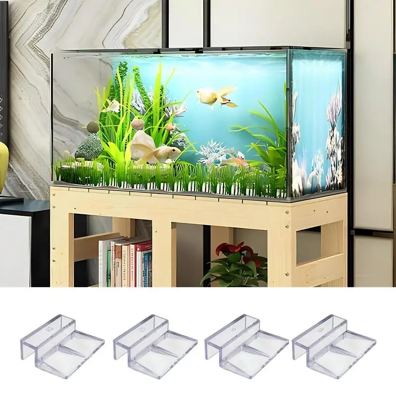 

Acrylic Fish Tank Lid Aquarium Glass Cover Clip Support Holder Transparent Fish Tank Cover Plate Bracket Aquarium Accessories
