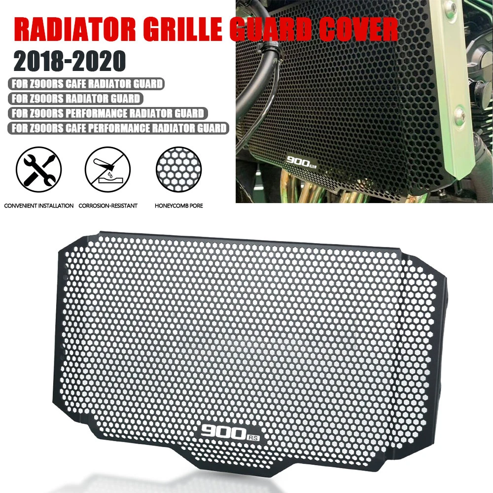 

Motorcycle Aluminum Radiator Grille Guard Cover For Kawasaki Z900RS Z 900 RS Z 900RS Cafe Performance 2018 2019 2020 Accessories