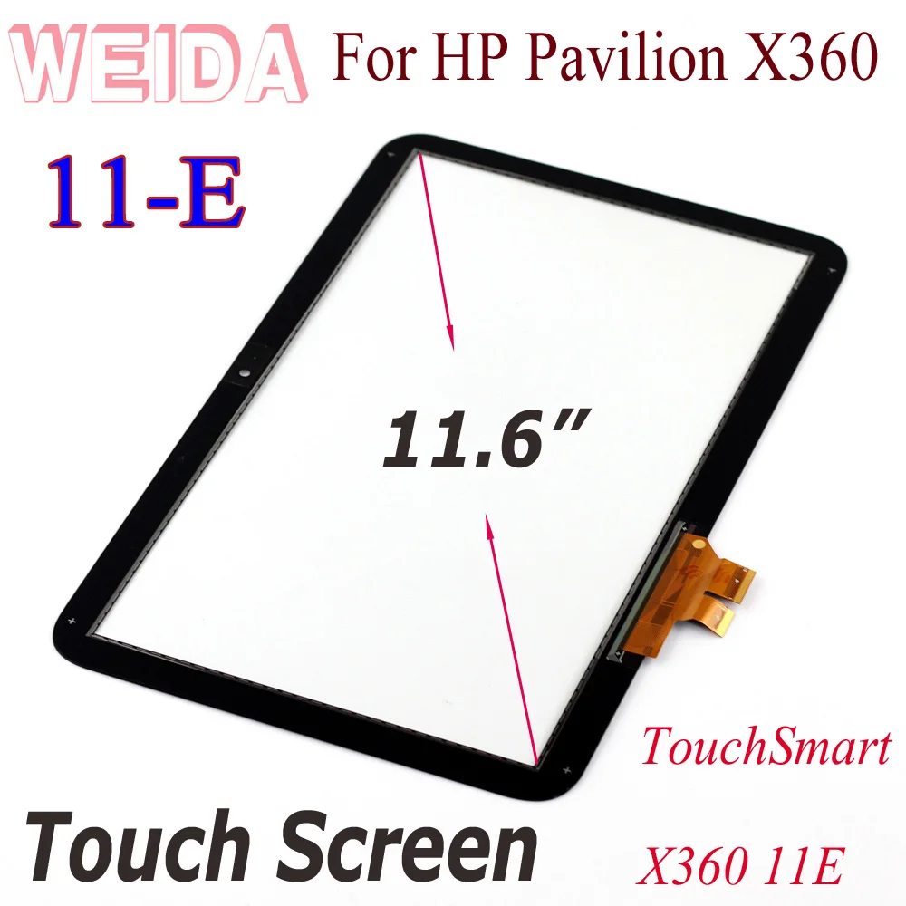 

Сенсорный дигитайзер для HP Pavilion TouchSmart X360 11E 11-E Series, сенсорная панель, дигитайзер, стекло для замены 11,6"