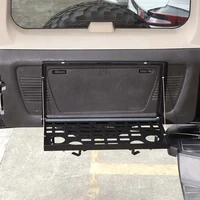 for hummer h3 2005 2009 car tailgate luggage carrier folding storage shelf tailgate table alloy black car modification parts