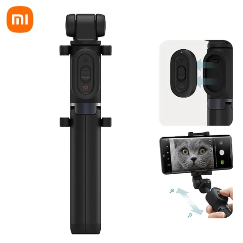 Оригинальный монопод Xiaomi Mi Selfie Stick Zoom Bluetooth штатив с беспроводным дистанционным затвором, вращение на 360°, складной для iOS Android