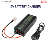 12v charger lifepo4 lithium lead acid 3 65v 4 2v 8 4v 12 6v 14 6v batteries chargers 60a 85a voltage dual display euus plug