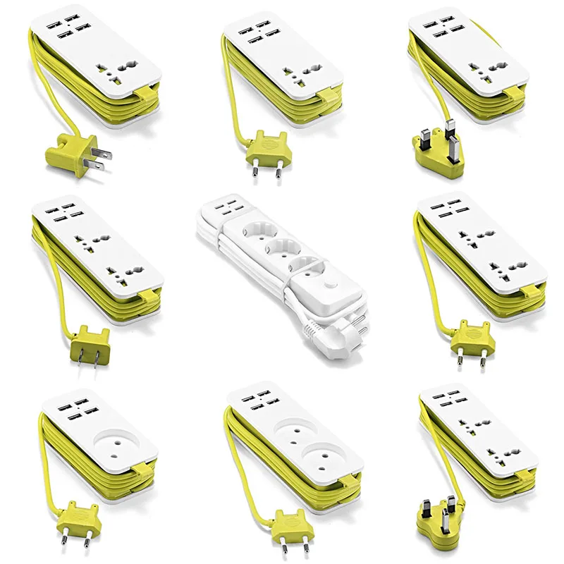 

Сетевой удлинитель с 4 USB-портами, 1,5 м