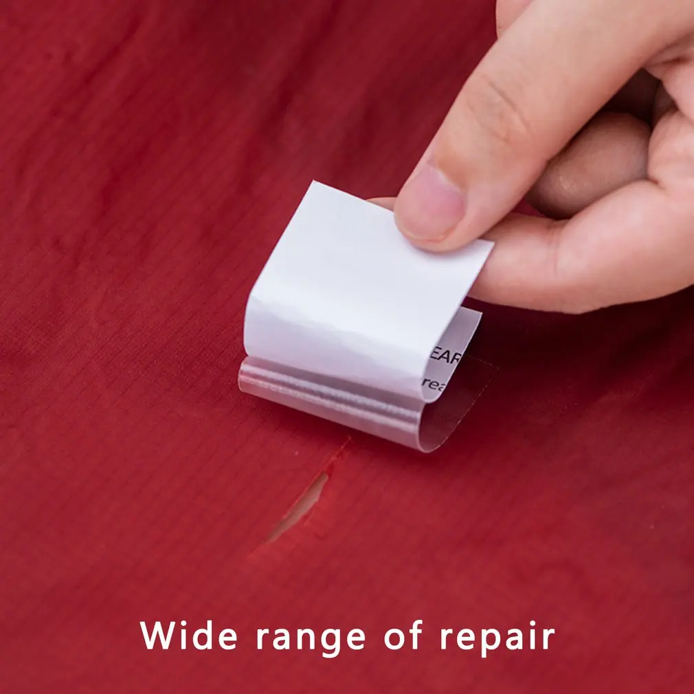 

10pcs TPU Camping Tent Repair Patch Waterproof Inflatable Toy Boat Swimming Ring Self Adhesive Repair Tape Tent Accessories