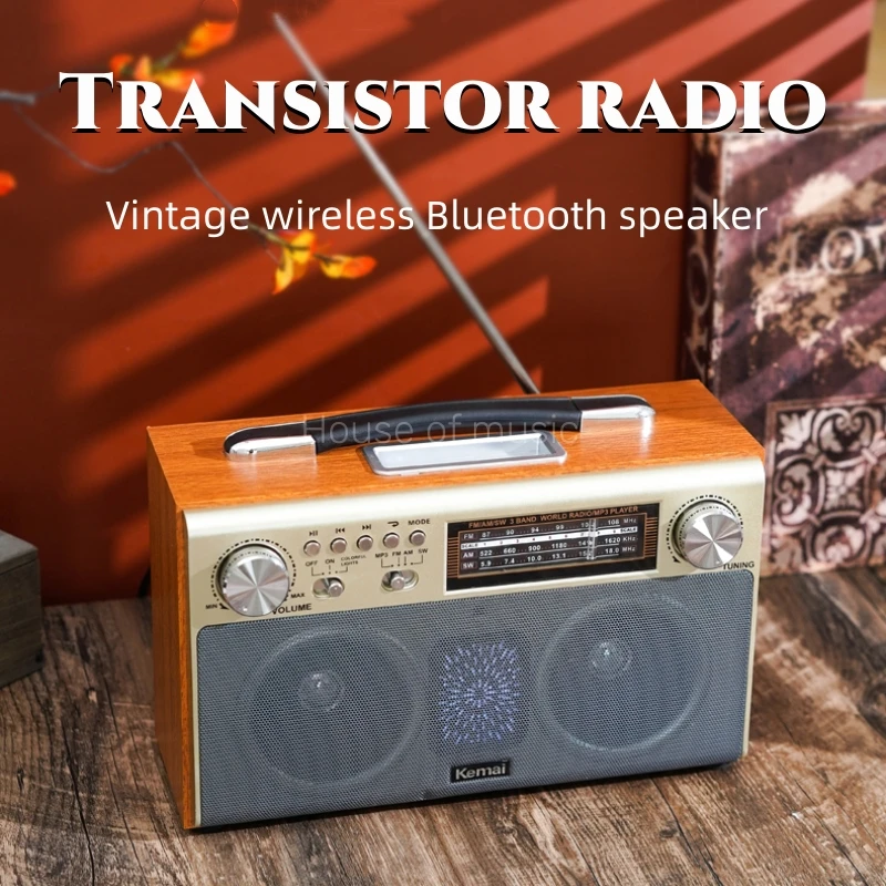 Портативный Bluetooth-динамик с BT USB TF AUX
