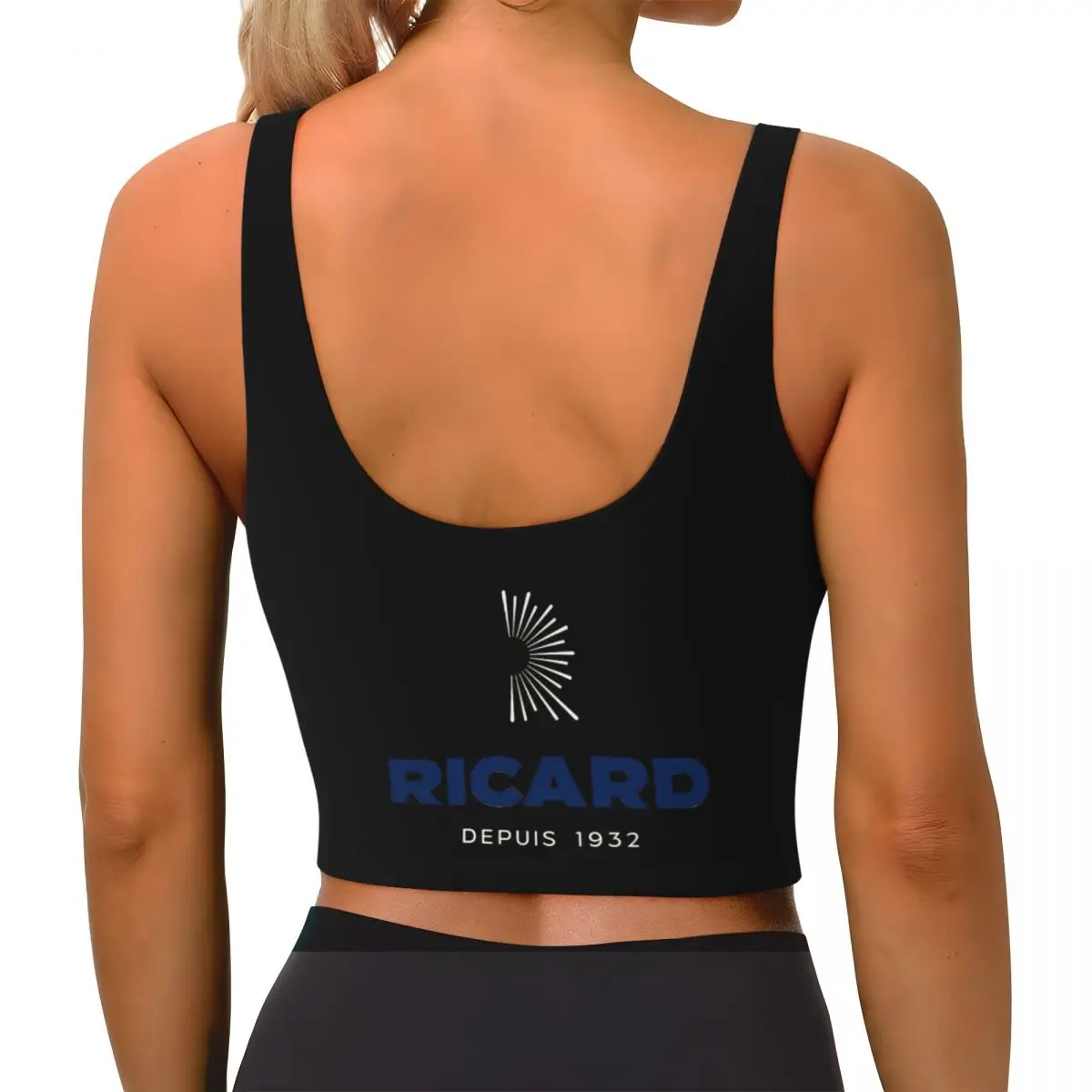 Изготовленные на заказ укороченные майки Ricards Drink Workout женские спортивные