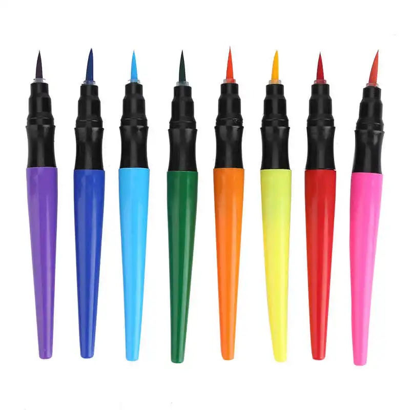 

8Pcs Body Painting Brush Pen Set Artistic Watercolour Drawing Pen Body Painting Makeup Tools