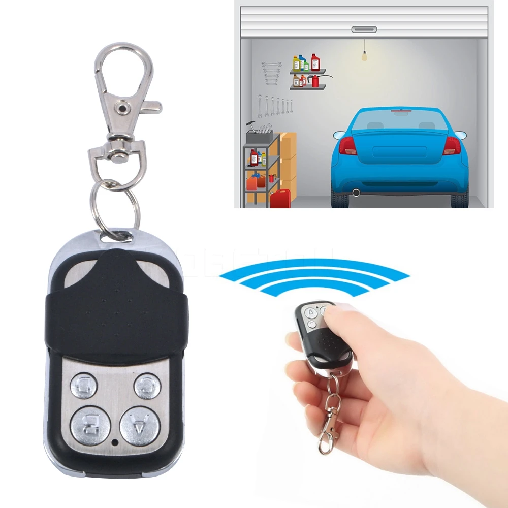 Original Garage Door Remote Control 433MHz Copy Universal Remote Control Cloning Electric Gate Remote Controller Duplicator Key