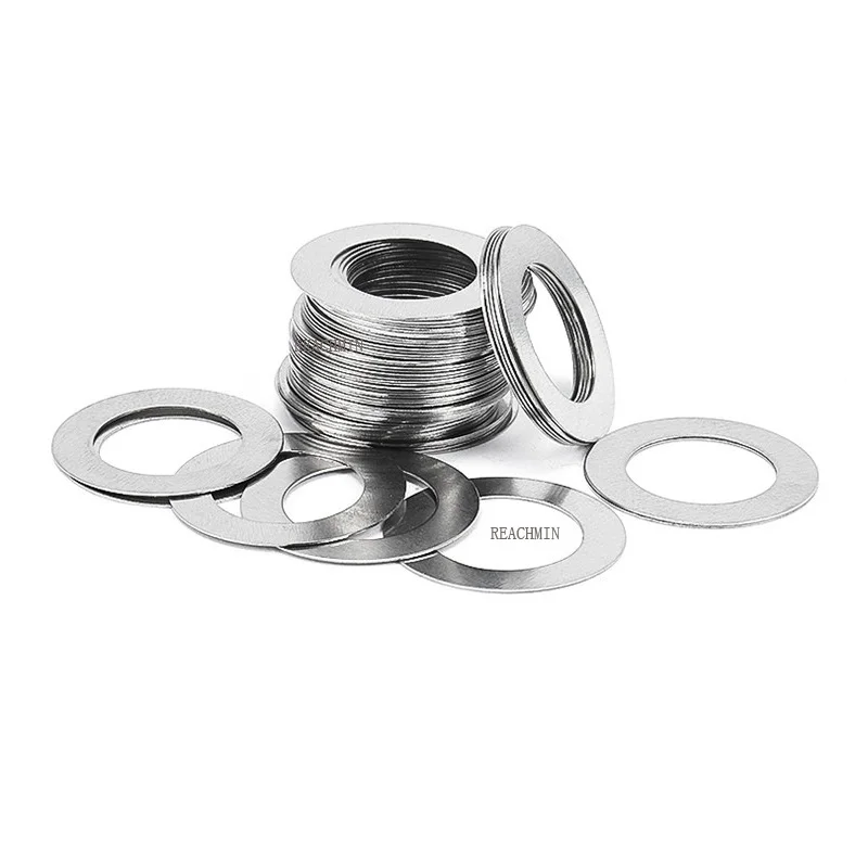 100PCS/LOT 304 Stainless Steel Shim Washers ID6mm 7mm 8mm Flat Washer Ultrathin Gasket Thin Shim