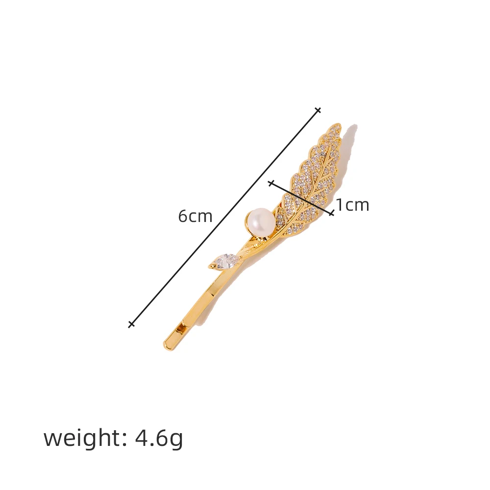 Натуральный пресноводный жемчуг инкрустированный цирконом аксессуары для волос