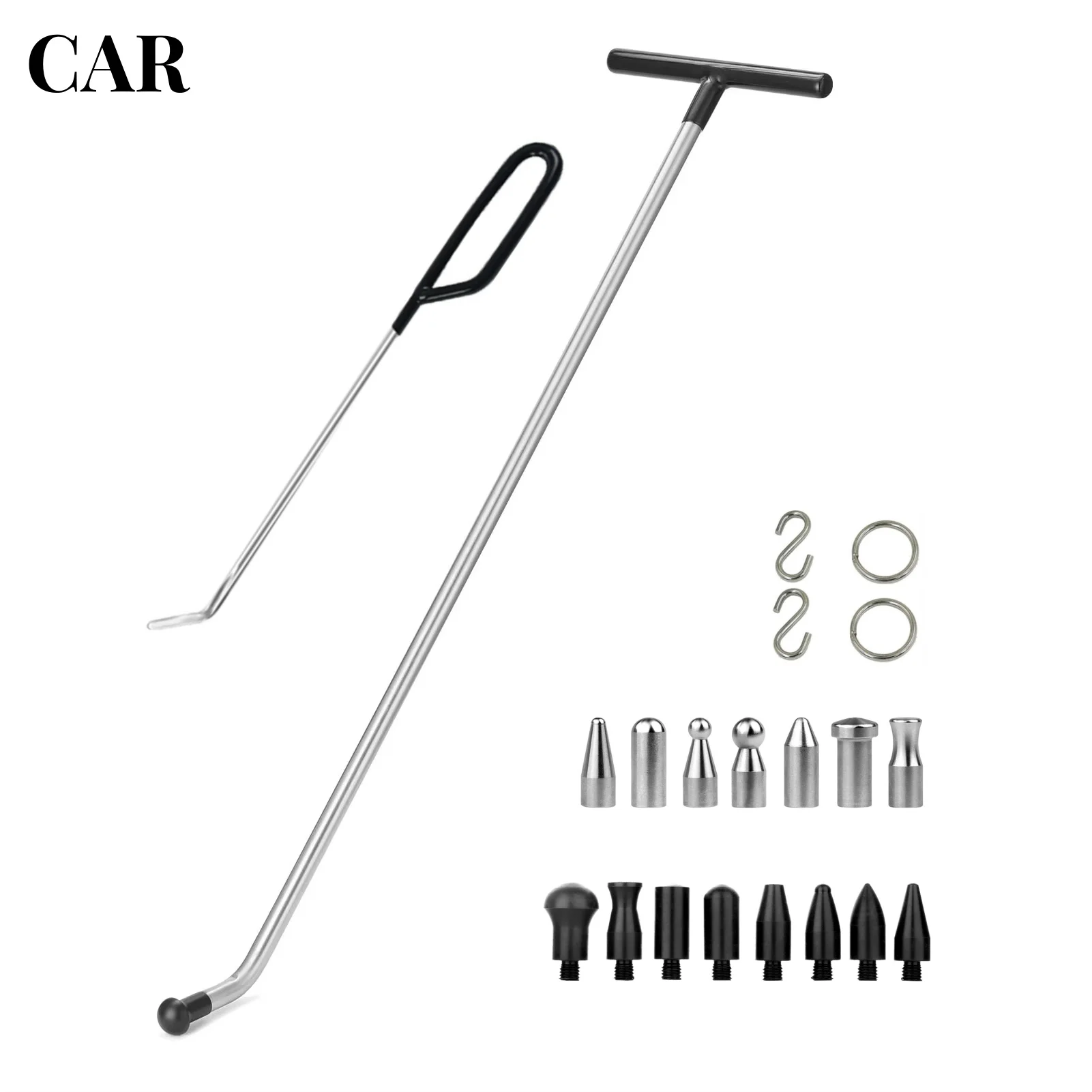 Стержни для удаления вмятин инструменты крючки толкатель с 15 насадками