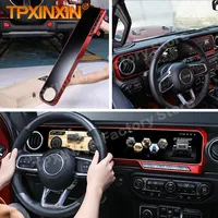 Android 11 Radio For Jeep Wrangler J-MAX JL2018 2019 2020 2021 Dashboard Instrument Speed Meter Screen GPS Automotive Multimedia