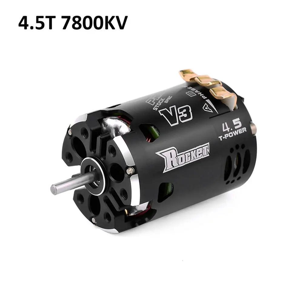 

Surpass Hobby Rocket 540 V3 Sensored Brushless Motor Heatsink Can 10.5T 13.5T 21.5T For Electric Hub Motor 1/10 1/12 RC Car