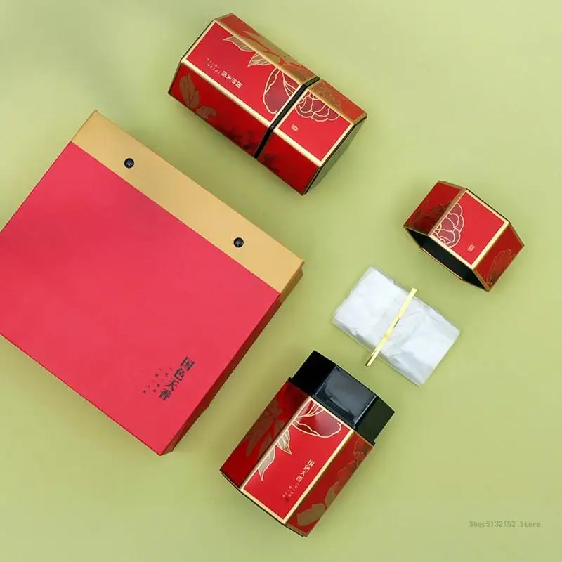 QX2E шестигранные контейнеры для хранения чая банки контейнер еды конфет кофе