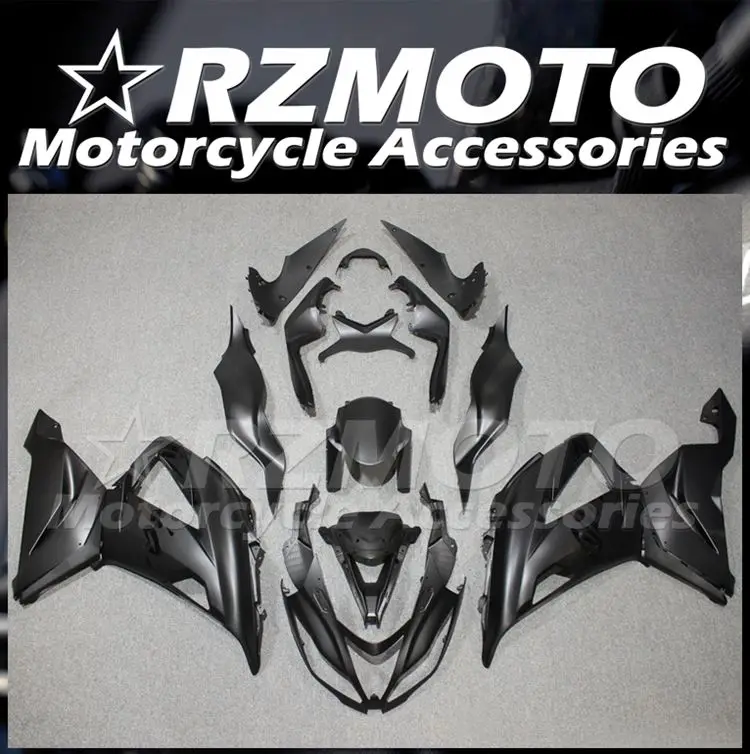 

4Gifts New ABS Fairings Kit Fit For Kawasaki Ninja ZX-6R 636 599 2013 2014 2015 2016 2017 2018 13 14 15 16 17 18 Black Matt