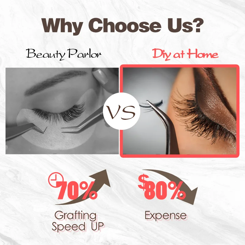 DIY 3 стиля ресниц комикс рыбий хвост Волшебные ресницы Смешанная Длина