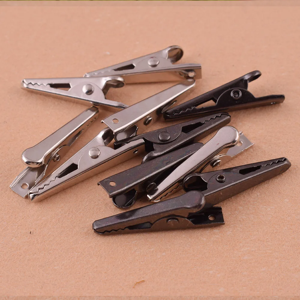 

32mm Alligator hair clips Metal Hair Alligator Clips Hair Accessory Blanks Fashion Hairpin Base For DIY Hair Accessories 20pcs