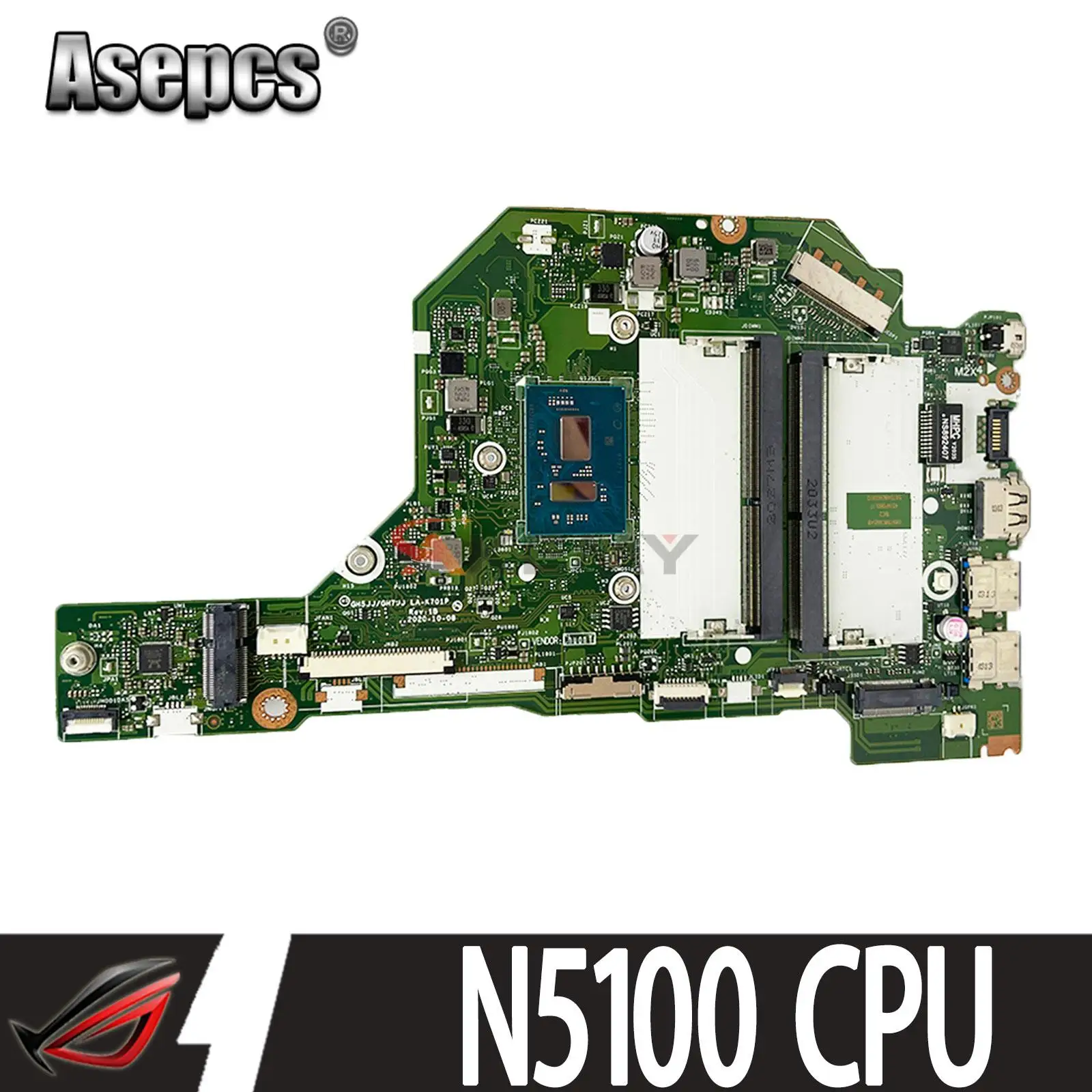 

Материнская плата GH5JJ GH711 для ноутбука Acer Aspire LA-K701P, материнская плата с процессором Celeron N5100 DDR4 100%, протестированная работа
