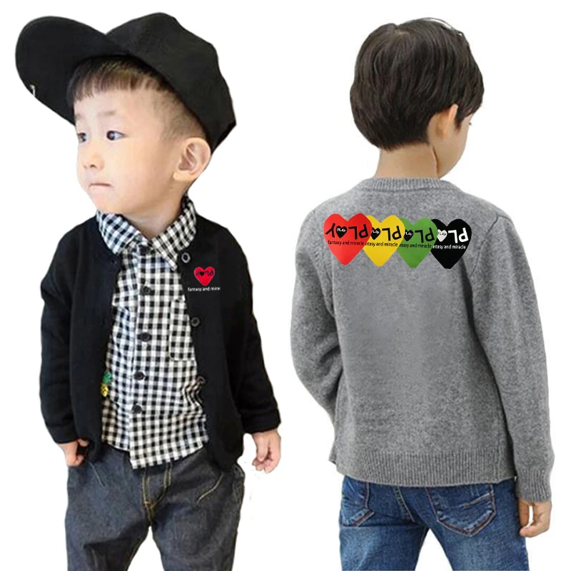 

Детский хлопковый кардиган на пуговицах, с круглым вырезом