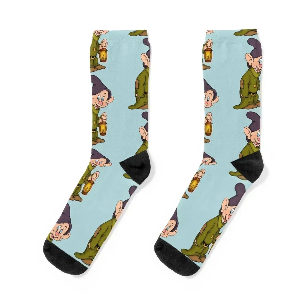Dopey Lantern Fitted Scoop Socks Носки для гольфа на Хэллоуин мужчин и женщин