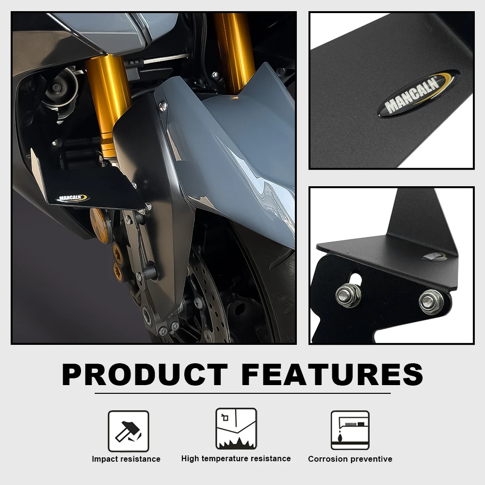 Модифицированное регулируемое переднее крыло для Yamaha TMAX530 TMAX560 фиксированное