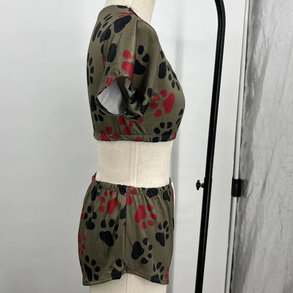 Женский пижамный комплект с V-образным вырезом 2 шт./комплект