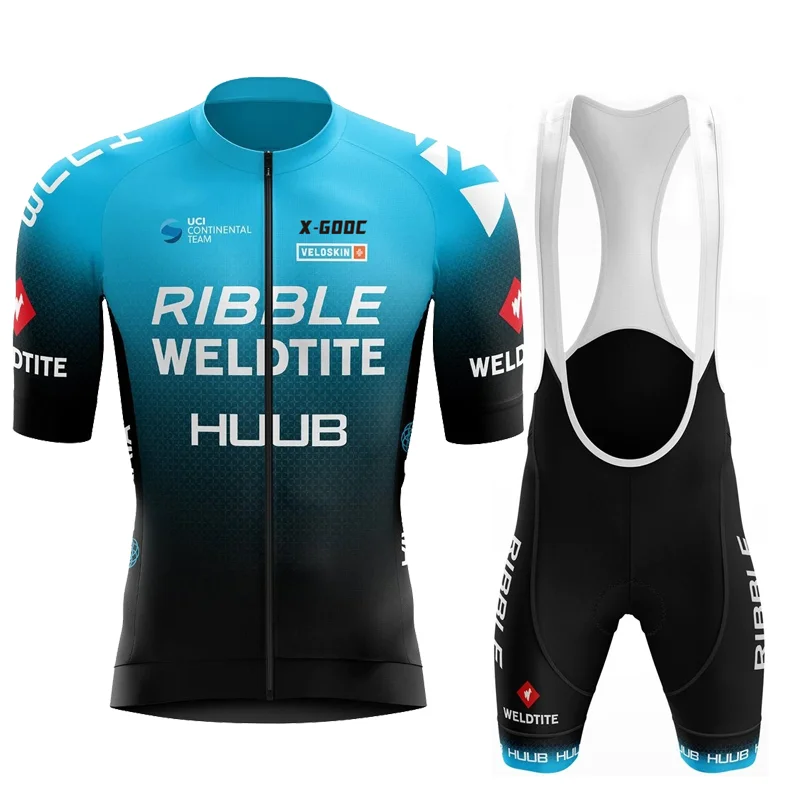 

Джерси для езды на велосипеде 2021Huub, униформа для команды, мужская летняя Джерси для езды на горном велосипеде, дышащая Джерси с короткими ру...