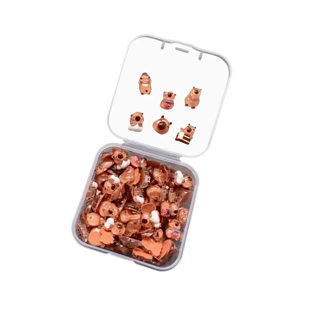 

Мини-фигурка капибары, пластик, набор из 100 штук