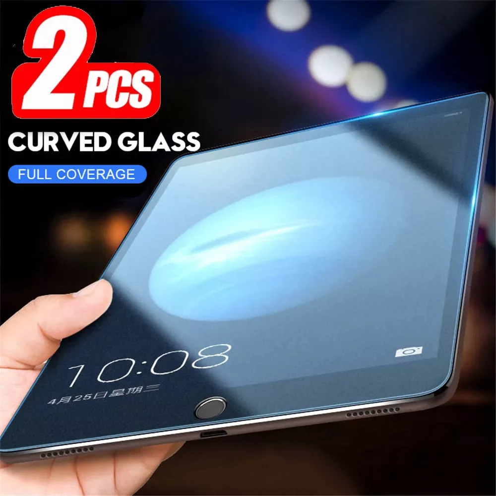 

(2 Packs) 9H Tempered Glass Screen Protector For Apple iPad Pro Air Mini 1 2 3 4 5 6 7 8 9 7.9 9.7 8.3 10.2 10.5 10.9 2017 2018