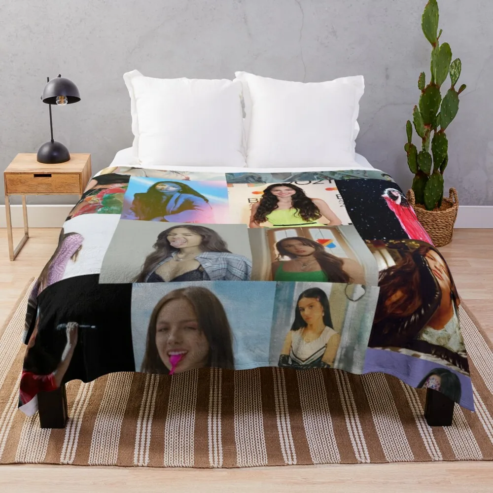 

Olivia rodrigo collage lance cobertor sofá cobertores