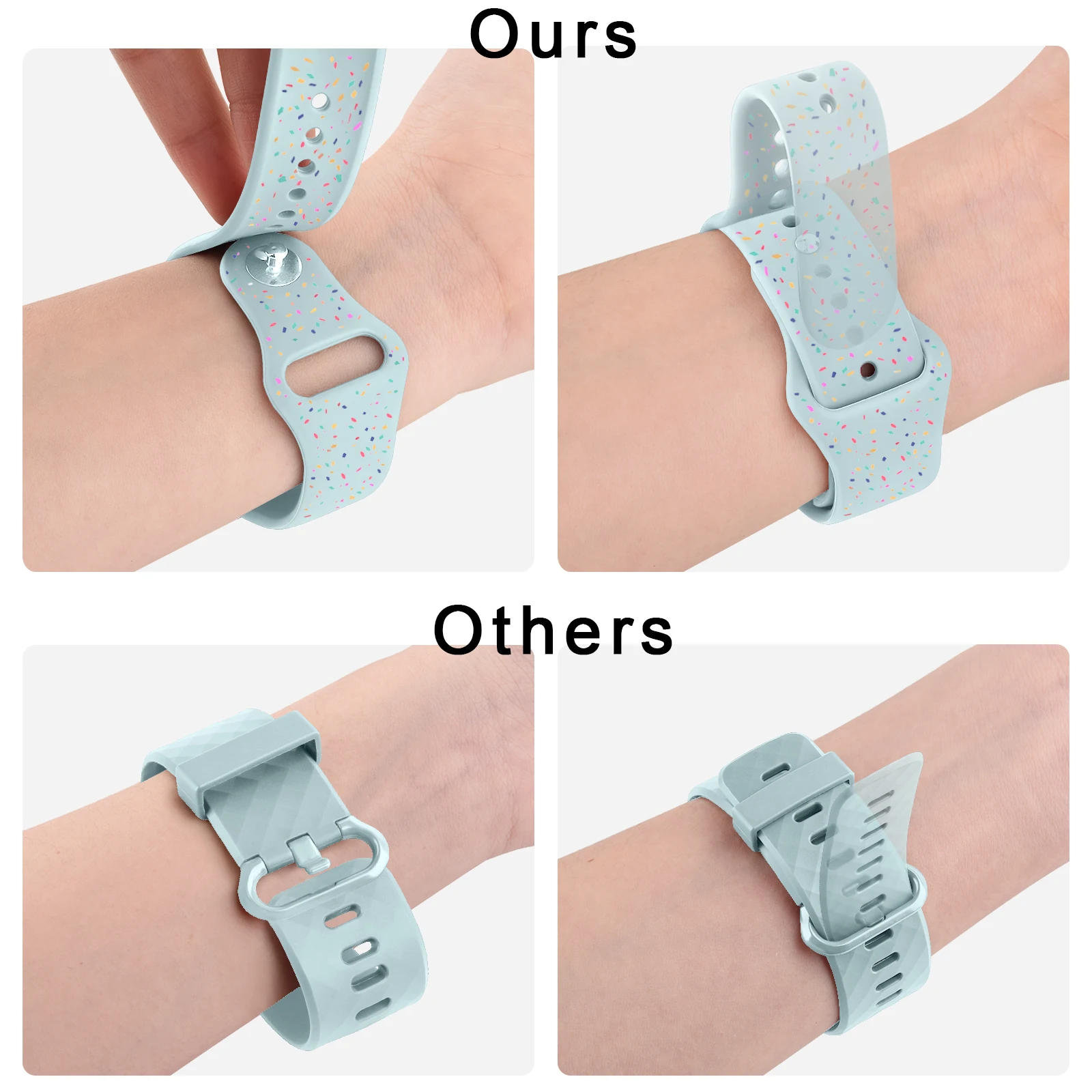 Мягкий силиконовый ремешок для Fitbit Versa 1/Versa 2/Versa Lite красочный спортивный браслет 2