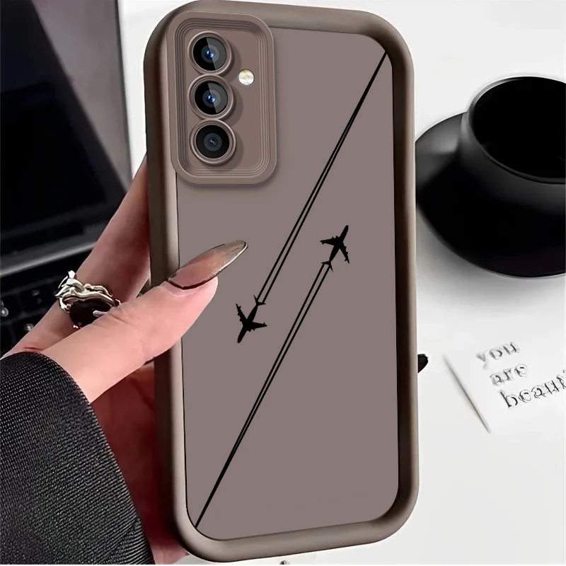 Фото Чехол для самолета для Samsung Galaxy A35 5G A50 A53 A34 A33 A32 A30 A22 4G A21S A16 A15 A14 A13 A12 A10S A10 A06 A05S M55 M54 Cover №4