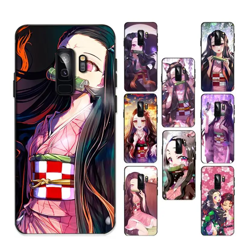 

Demon slayer Kamado Nezuko Phone Case for Samsung S20 lite S21 S10 S9 plus for Redmi Note8 9pro for Huawei Y6 cover