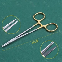 gold handle insert needle holder beauty plastic double eyelid surgery stainless steel needle holder hand surgery