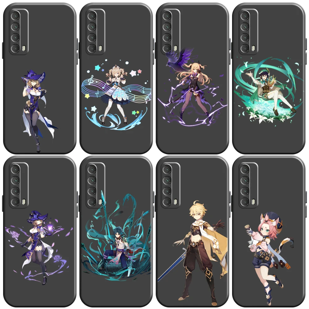 

Genshin Impact Project Game Phone Case For Huawei P Smart Z 2019 2021 P20 P20 P30 Lite Pro P40 Lite 5G Coque Carcasa