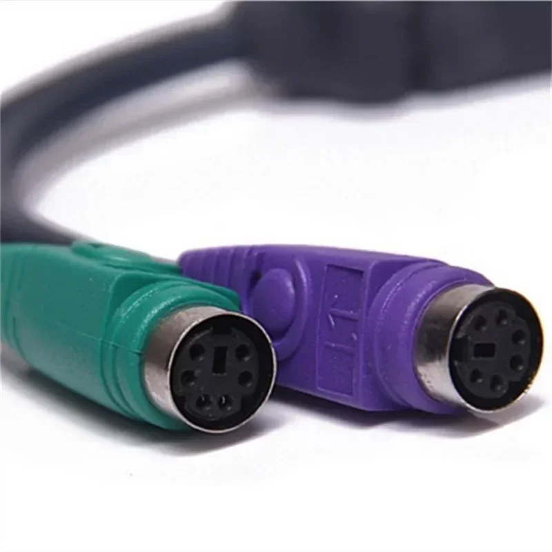 1 шт. Лидер продаж USB-папа на 6-контактный PS2 для PS/2 мама удлинительный кабель