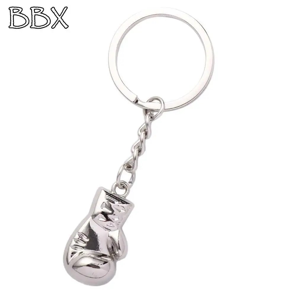 

Fashion Keychain Boxing Gloves Pendant Keychain 3D Metal Boxing Sports Fighting Jewelry Men's Car Keychain Commemorative Gifts