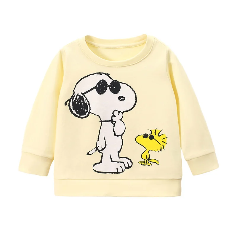 

Осенняя Корейская одежда для маленьких мальчиков, хлопковая футболка с длинным рукавом, свитер, одежда для малышей, толстовка, милые детские топы, нижнее белье