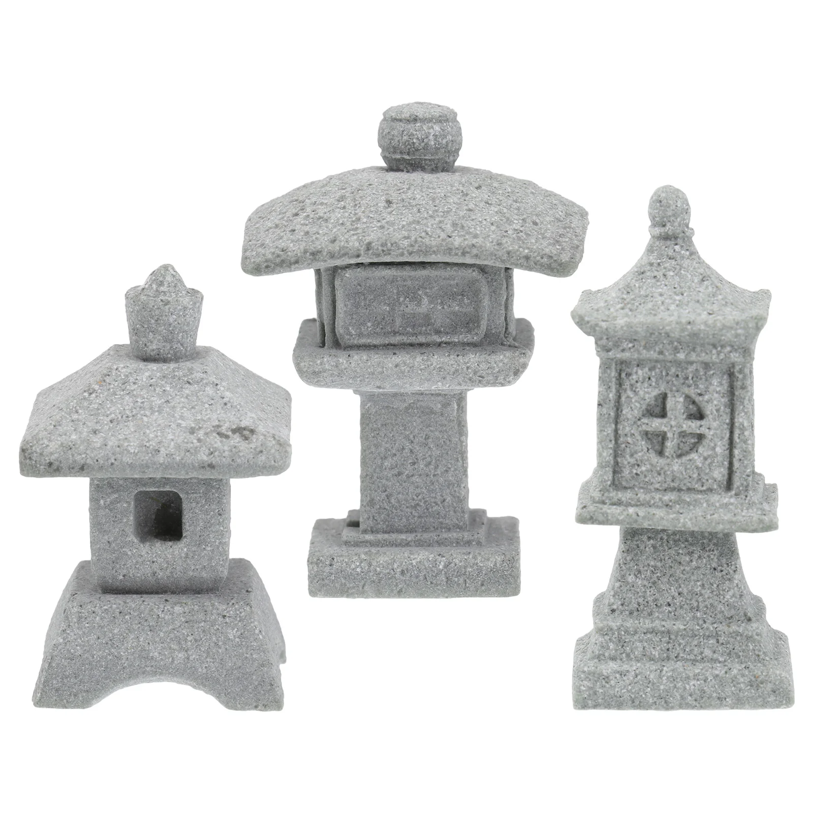 

Pagoda Statue Garden Decor Miniature Mini Lantern Zen Ornament Chinese Landscape Asian Bonsai Figurines Decoration Japanese