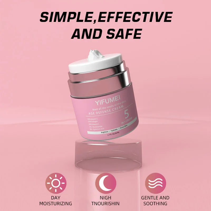 Фото Крем для лица с никотинамидом, 1 шт., 2 шт., питательный, подтягивающий, сужает поры, разглаживает мелкие морщины, повышает эластичность кожи, корейский уход за кожей №5