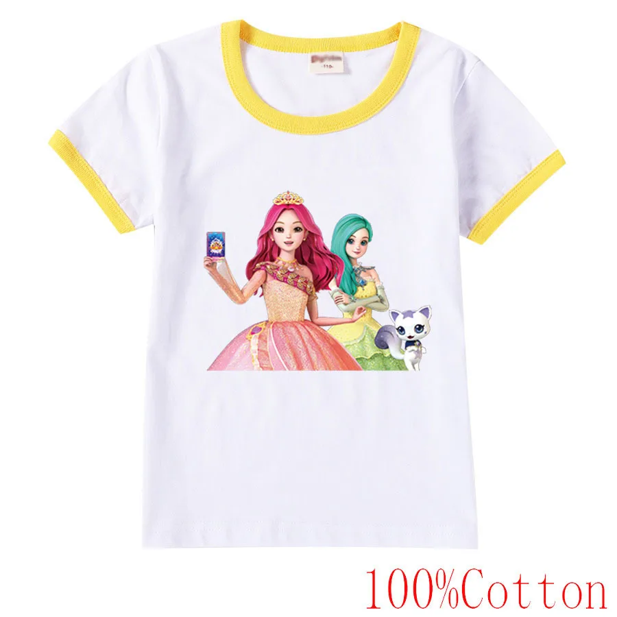 

2023 Summer Korean Anime Secret Jouju T Shirt Kids Cartoon Clothes Baby Girls Funny T-shirt Teenager Boys Short Sleeves Clothing
