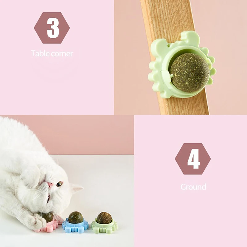 Товары для домашних животных игрушки кошачьей мяты мяч кошек конфеты лижущие