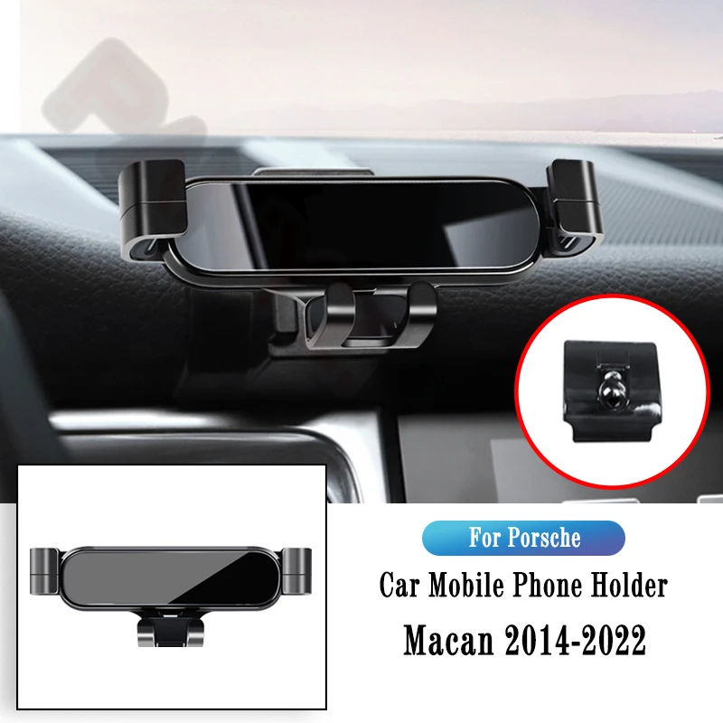 Автомобильный держатель для телефона Porsche Macan 2014-2022 гравитационный навигационный