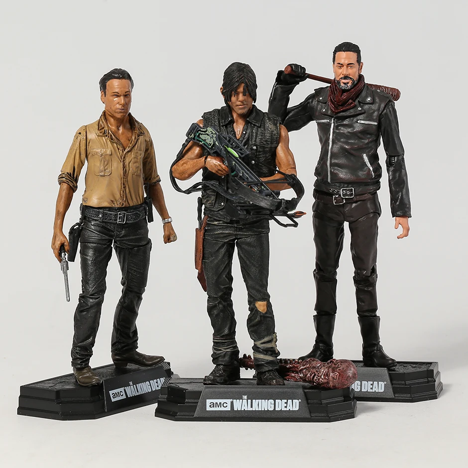 

Ходячие мертвецы Дэрил Диксон Наган Рик Гримс экшн-фигурка ТВ персонаж Модель игрушки кукла коллекционный Рабочий стол