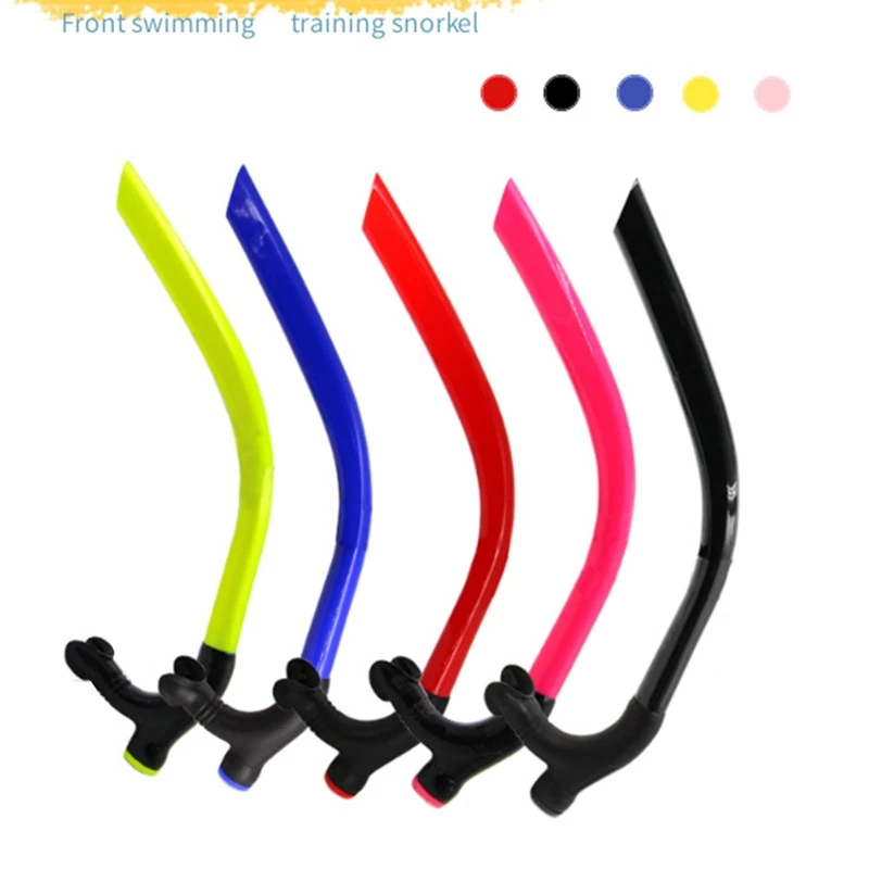 

Swimming Diving Snorkel Comfortable Silicone Mouthpiece One-way Purge-Valve Breathing Tube Diving Equipment for Unisex