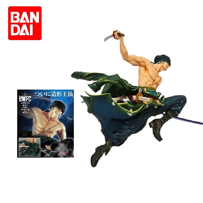 

Bandai Banpresto genuine spot BWFC ONE PIECE Roronoa Zoro jump knife movable doll anime model desktop decoration toy gift