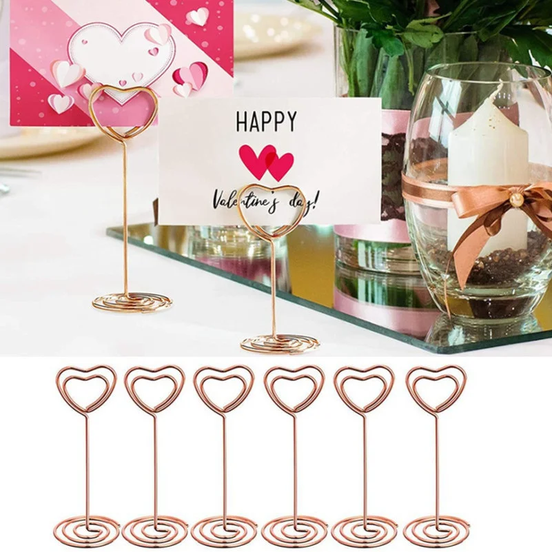 

6 шт., настольные мини-держатели для карт