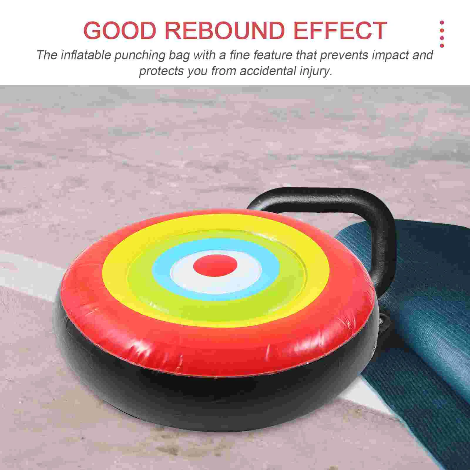 Вращающийся ручной надувной боксерский мишень для фитнеса тренировок мешок с